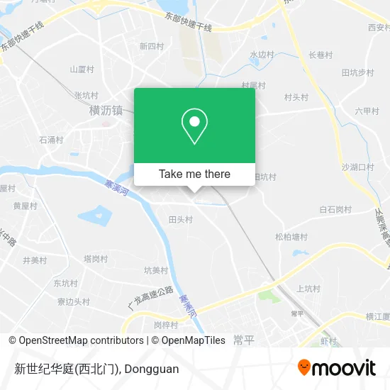 新世纪华庭(西北门) map