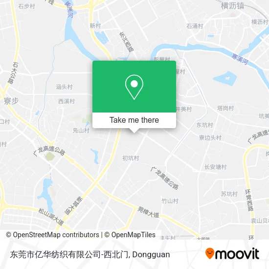 东莞市亿华纺织有限公司-西北门 map