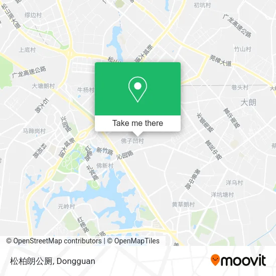 松柏朗公厕 map