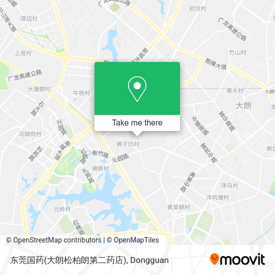 东莞国药(大朗松柏朗第二药店) map