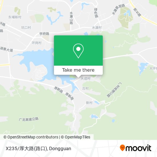 X235/厚大路(路口) map