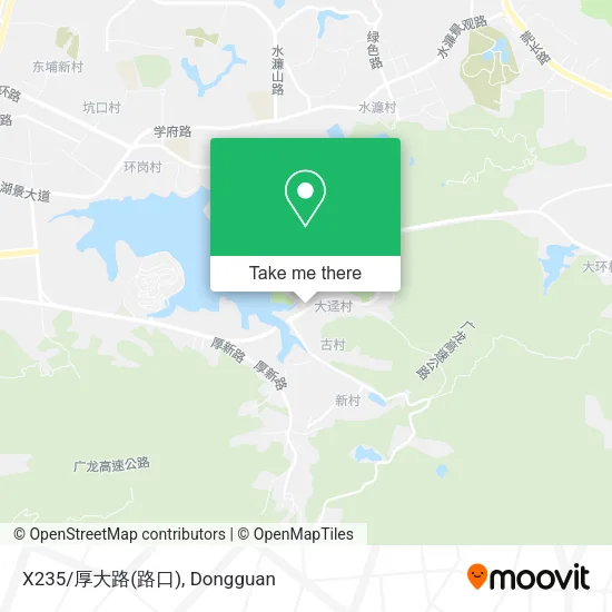 X235/厚大路(路口) map