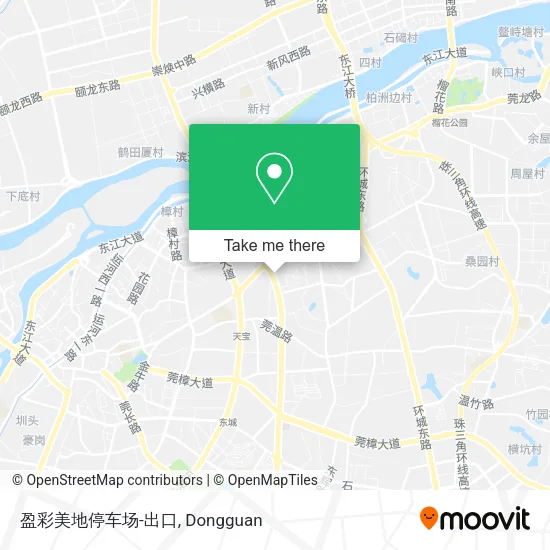 盈彩美地停车场-出口 map