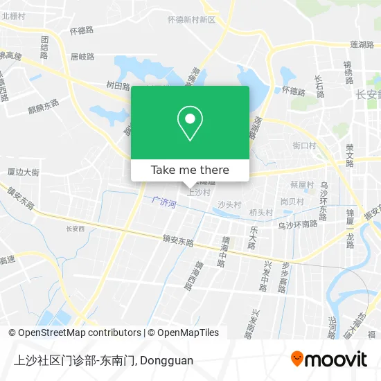 上沙社区门诊部-东南门 map