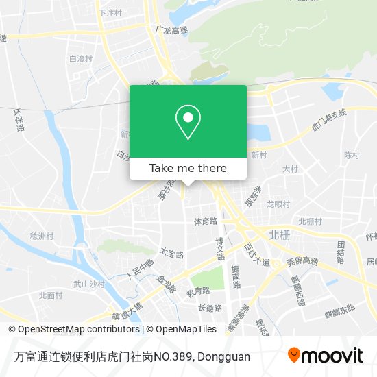 万富通连锁便利店虎门社岗NO.389 map
