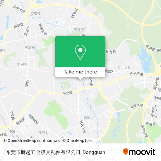 东莞市腾起五金模具配件有限公司 map