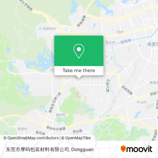 东莞市摩码包装材料有限公司 map