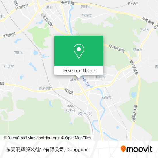 东莞明辉服装鞋业有限公司 map