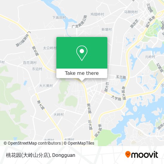 桃花园(大岭山分店) map