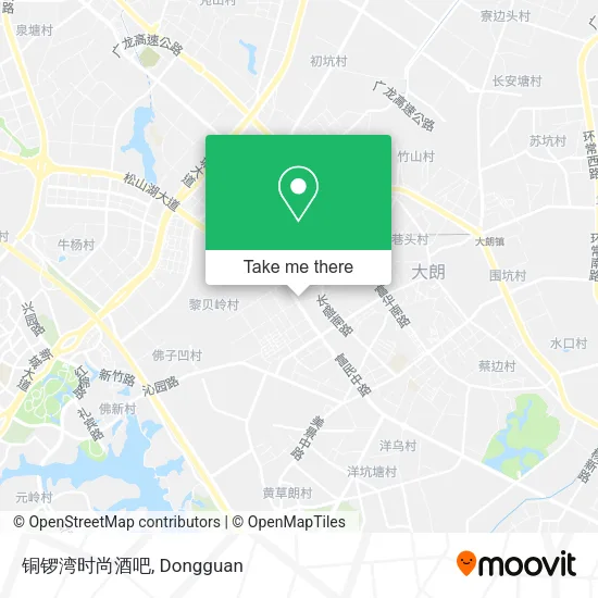 铜锣湾时尚酒吧 map