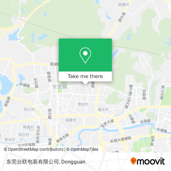 东莞台联包装有限公司 map