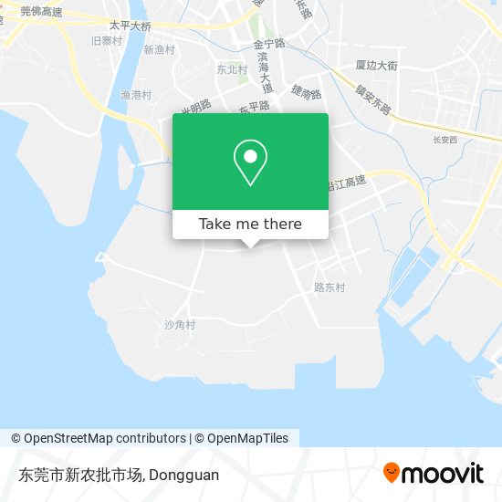 东莞市新农批市场 map