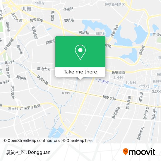 厦岗社区 map