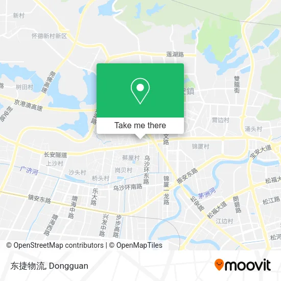 东捷物流 map