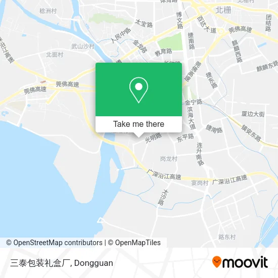 三泰包装礼盒厂 map