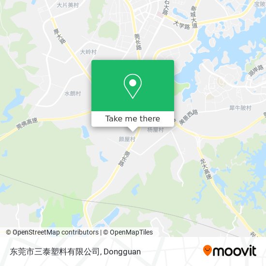 东莞市三泰塑料有限公司 map