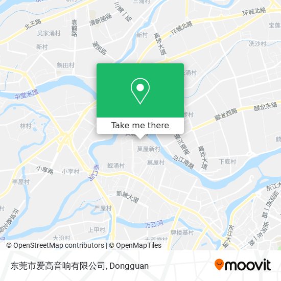 东莞市爱高音响有限公司 map