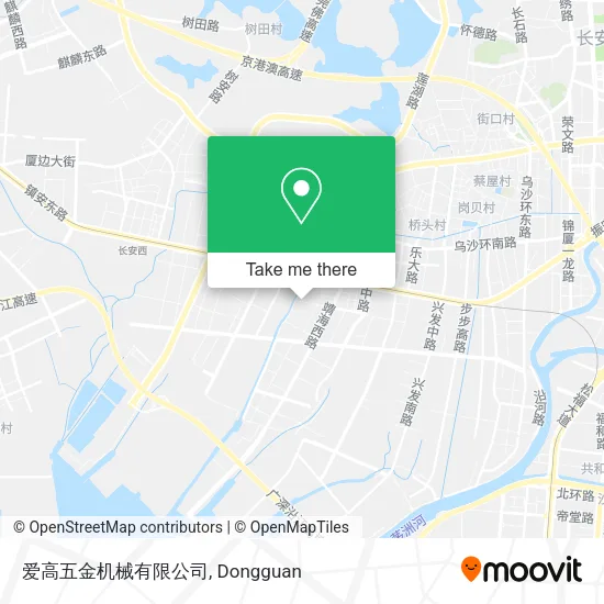 爱高五金机械有限公司 map
