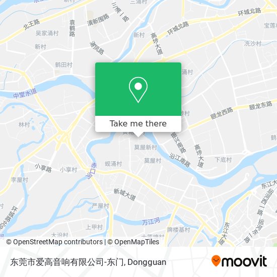 东莞市爱高音响有限公司-东门 map