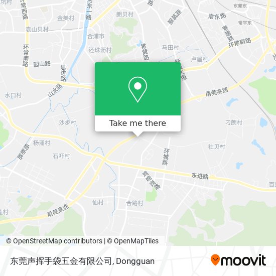 东莞声挥手袋五金有限公司 map