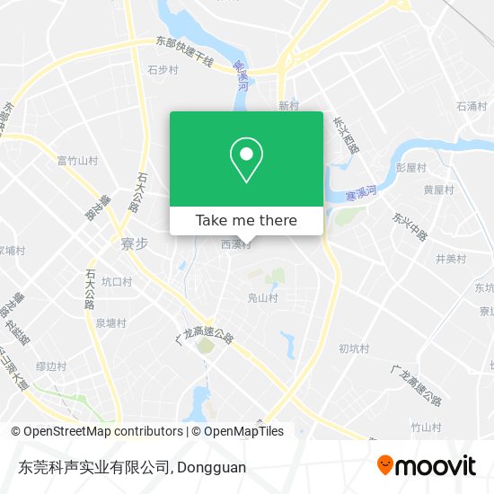 东莞科声实业有限公司 map