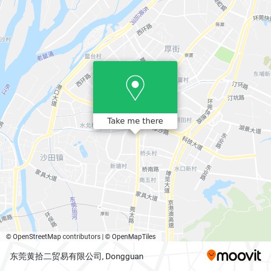东莞黄拾二贸易有限公司 map