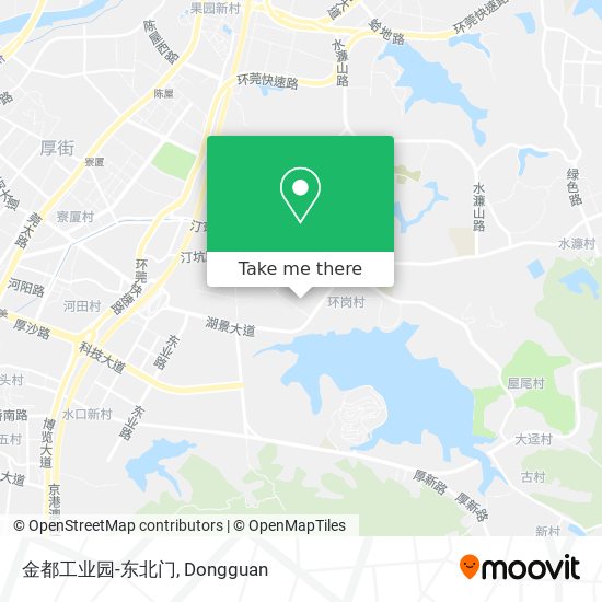 金都工业园-东北门 map