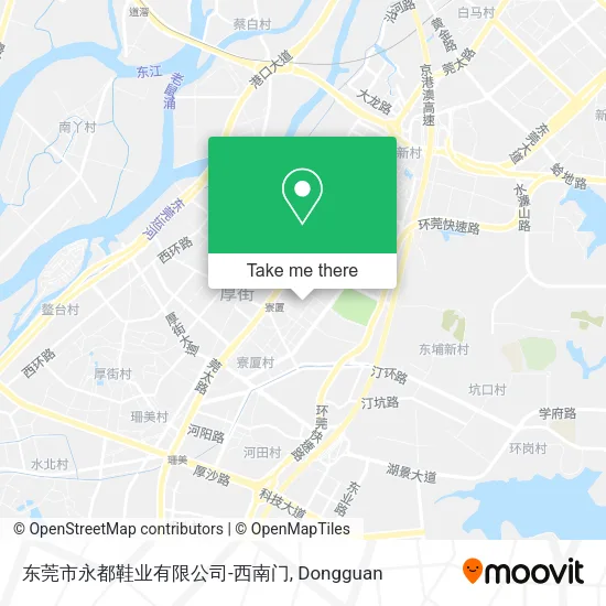 东莞市永都鞋业有限公司-西南门 map