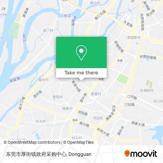 东莞市厚街镇政府采购中心 map
