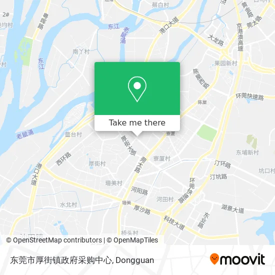 东莞市厚街镇政府采购中心 map