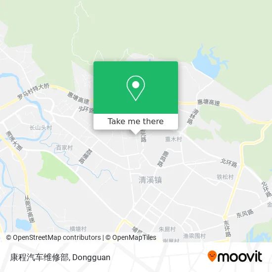 康程汽车维修部 map