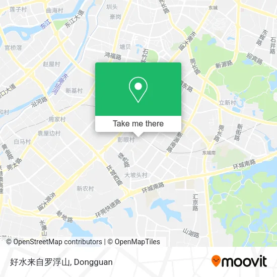 好水来自罗浮山 map