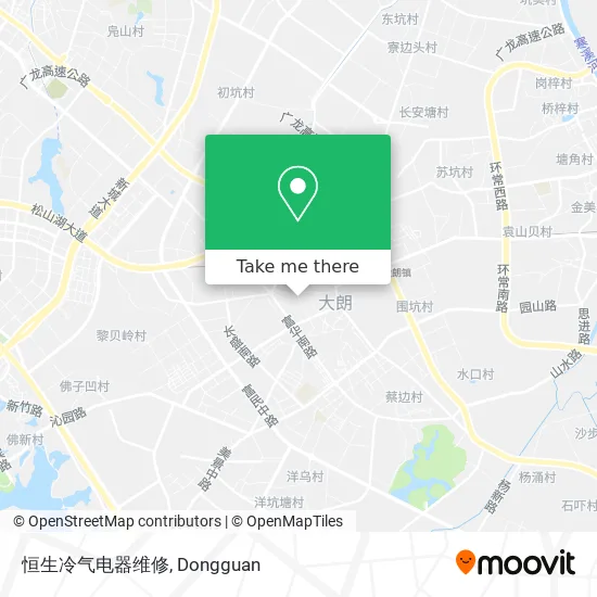 恒生冷气电器维修 map