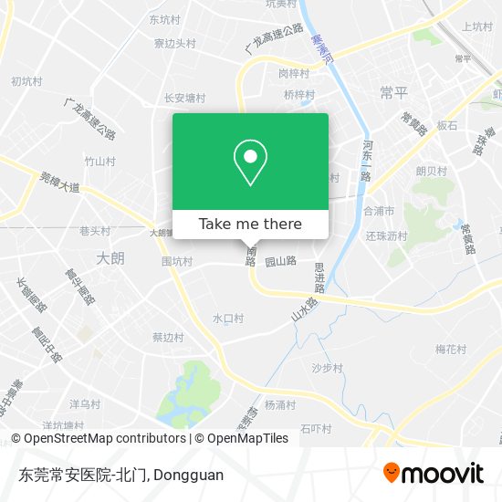东莞常安医院-北门 map