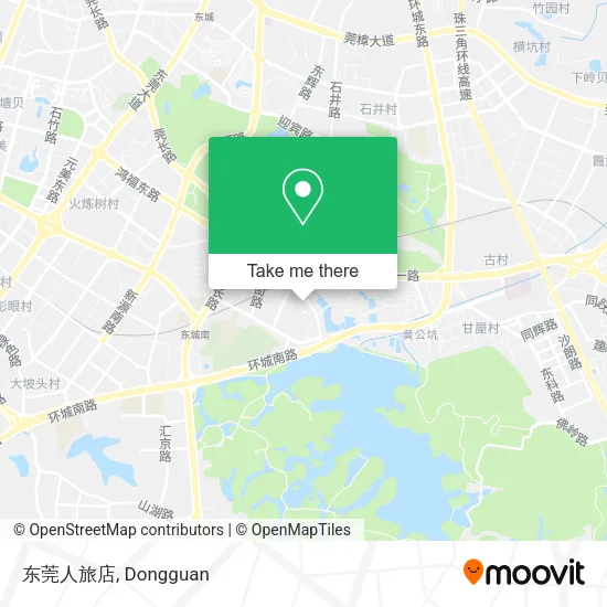 东莞人旅店 map