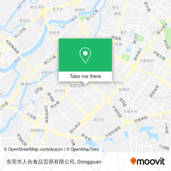 东莞市人合食品贸易有限公司 map
