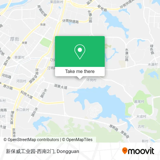新保威工业园-西南2门 map
