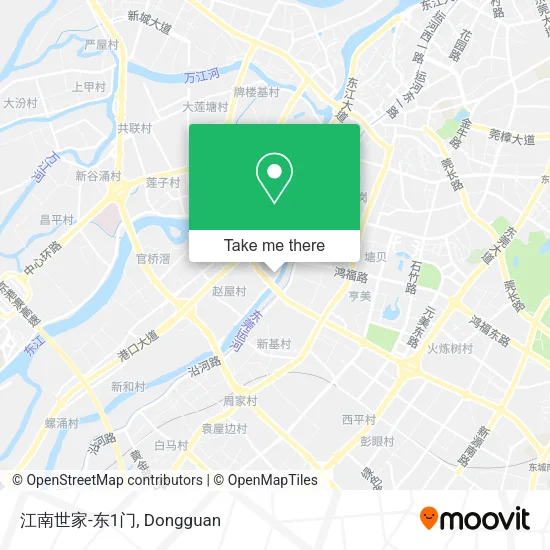 江南世家-东1门 map