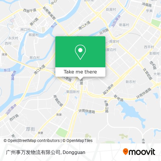 广州事万发物流有限公司 map