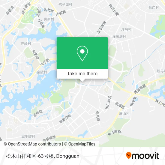 松木山祥和区-63号楼 map