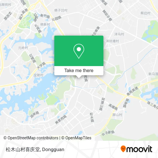 松木山村喜庆堂 map