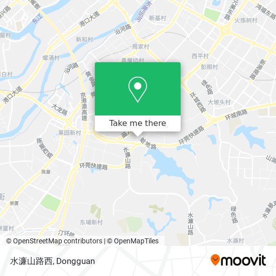 水濂山路西 map