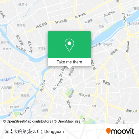 湖南大碗菜(花园店) map