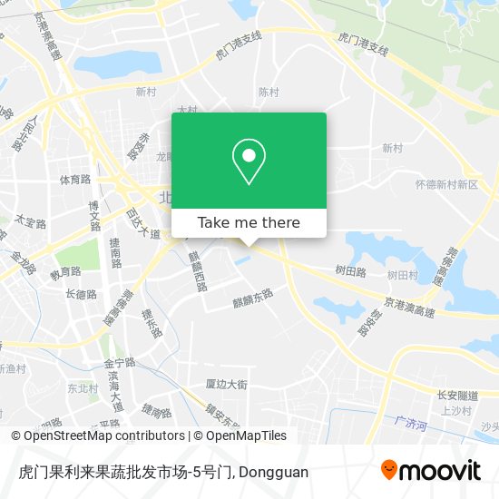 虎门果利来果蔬批发市场-5号门 map