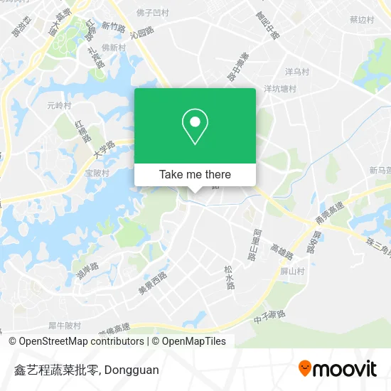 鑫艺程蔬菜批零 map