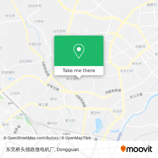 东莞桥头德政微电机厂 map