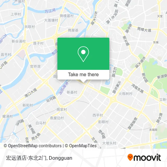 宏远酒店-东北2门 map