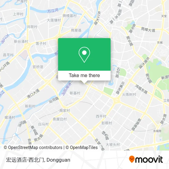 宏远酒店-西北门 map