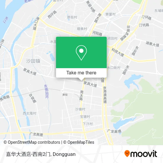 嘉华大酒店-西南2门 map