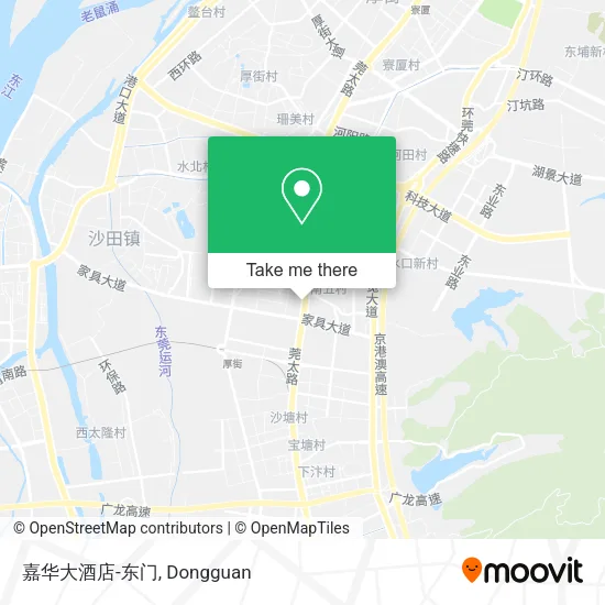 嘉华大酒店-东门 map